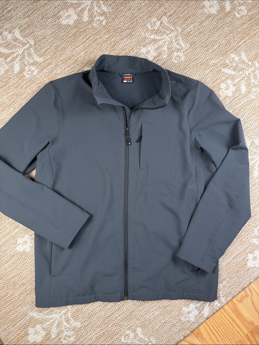 32 Degrees Heat Men's Slate Lightweight Zip Shirt Jacket -